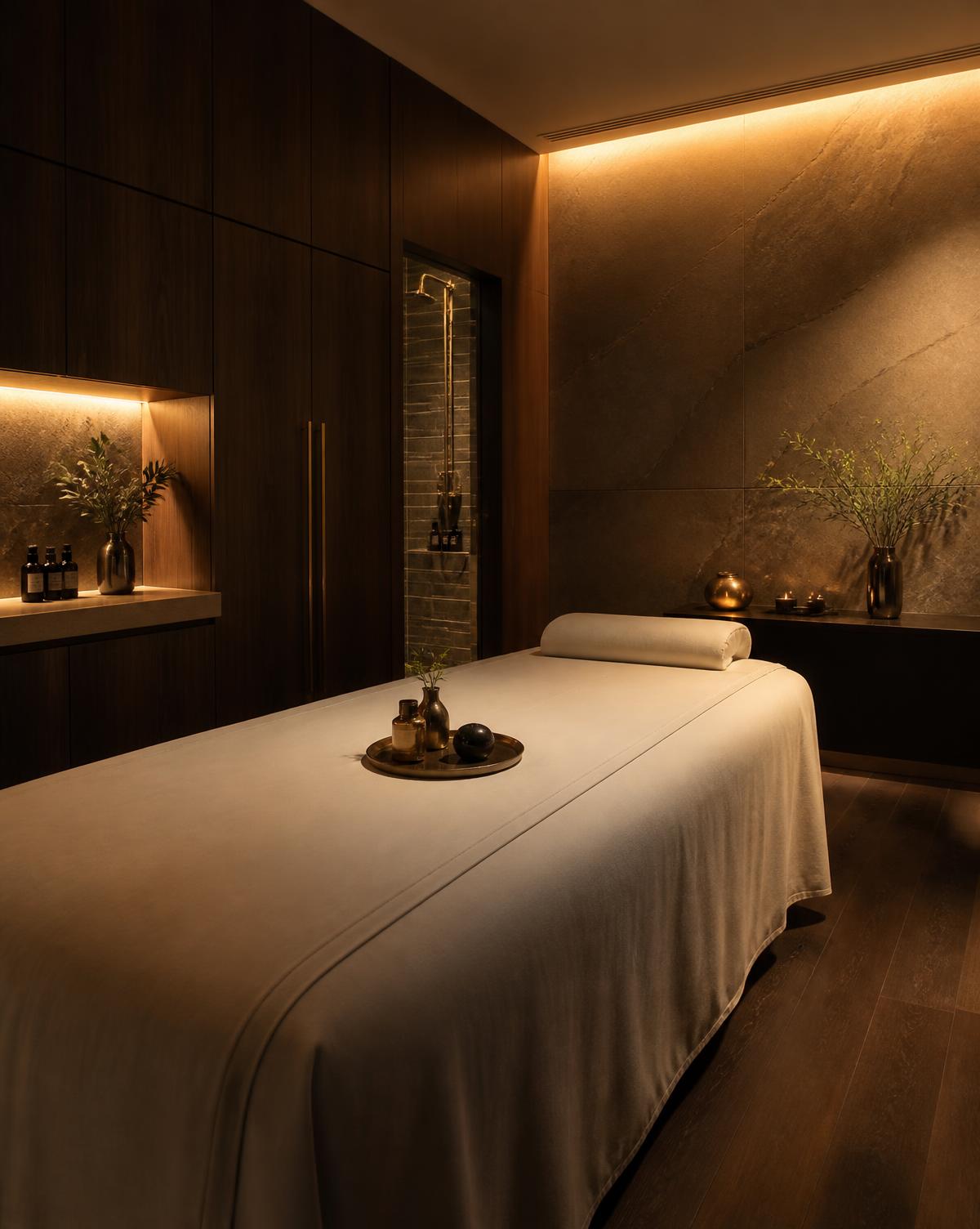Swedish Massage setting at Let's Relax Wellness